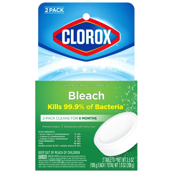 Cleaning Products and Supplies Clorox Ultra Clean Toilet Tablets Bleach hero