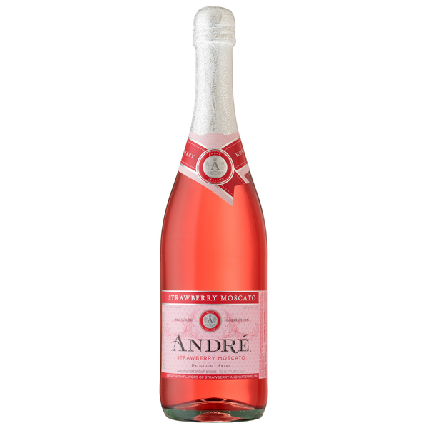 Specialty Wines & Champagnes André Strawberry Moscato Champagne Sparkling Wine hero