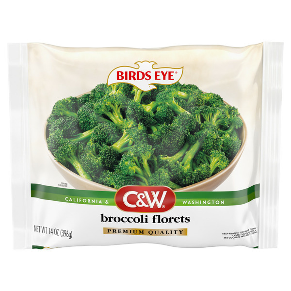 Frozen Produce Birds Eye C&W Premium Quality Broccoli Florets hero