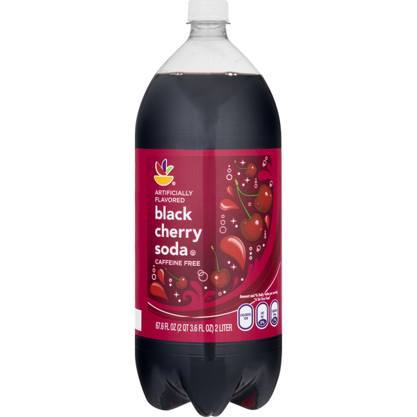 Soft Drinks Store Brand Soda, Black Cherry hero