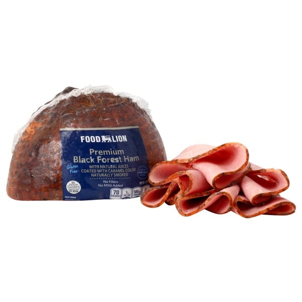 Sliced Deli Meat Food Lion Black Forest Ham hero