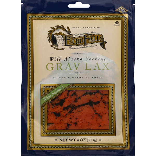 Packaged Seafood Echo Falls Salmon, Wild, Grav Lax hero