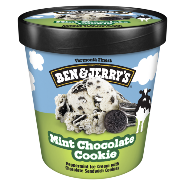 Ice Cream, Gelato & Ice Ben & Jerry's Mint Chocolate Cookie Peppermint Ice Cream Pint hero