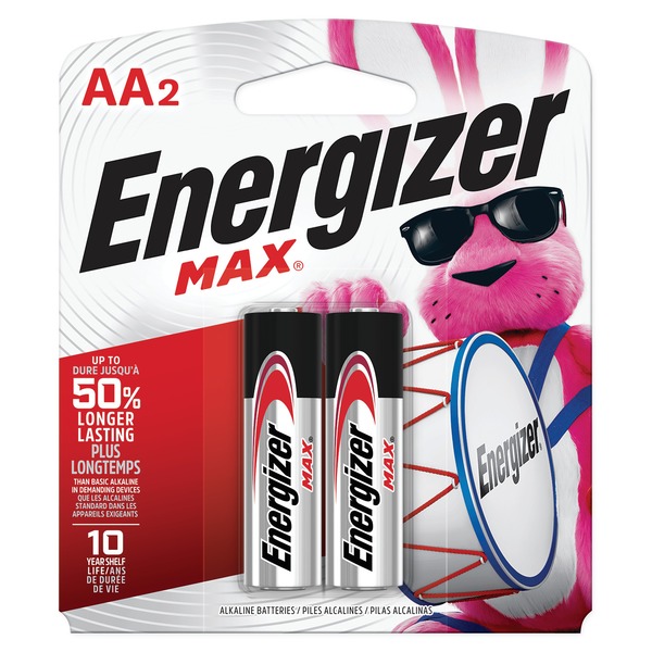 Batteries Energizer AA Batteries, Double A Alkaline Batteries hero