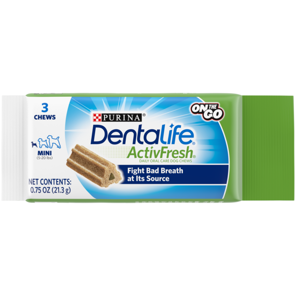 Purina DentaLife Dental Care Small/Medium Dog Chews, ActivFresh Daily Oral Care hero