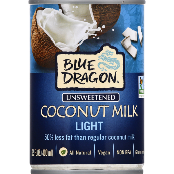 Asian Foods Blue Dragon Coconut Milk, Unsweetened, Light hero