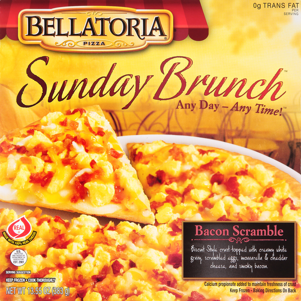 Frozen Breakfast Bellatoria Pizza, Bacon Scramble hero