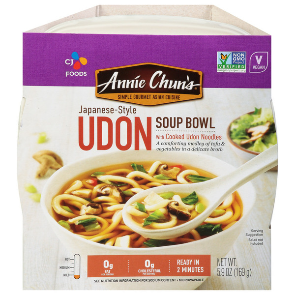 Asian Foods Annie Chun's Japanese Style Udon Soup Bowl hero