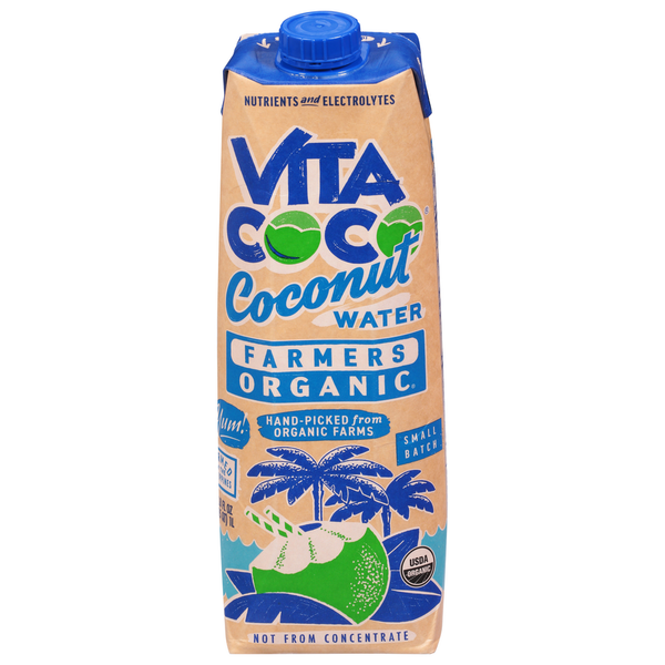 Juice & Nectars Vita Coco Farmers Organic Original Coconut Water hero