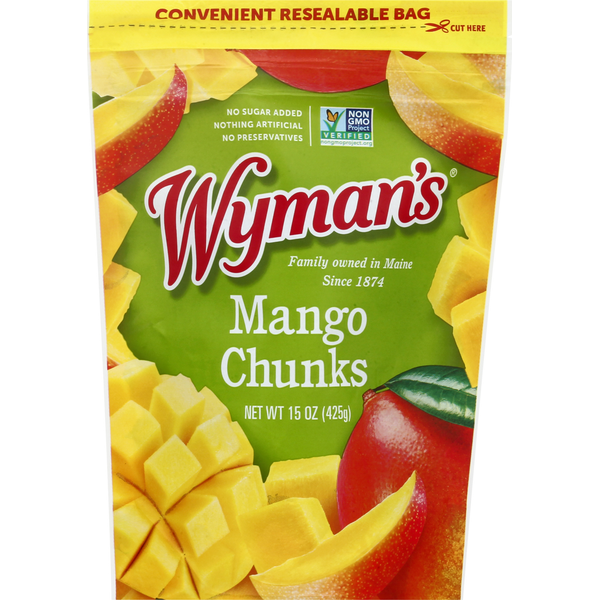 Frozen Produce Wyman's Mango Chunks hero