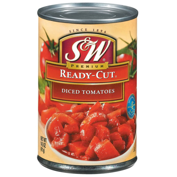 Baking Supplies & Decor S&W Ready Cut Diced Tomatoes hero