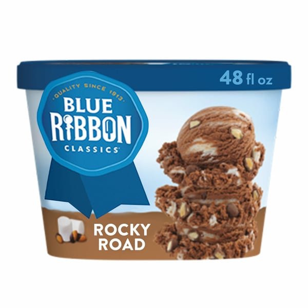 Ice Cream & Ice Blue Ribbon Classics Rocky Road Frozen Dessert hero