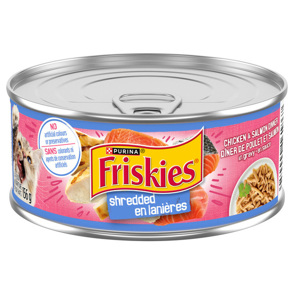 Cat Food & Care Purina Friskies Shredded Chicken & Salmon Dinner hero