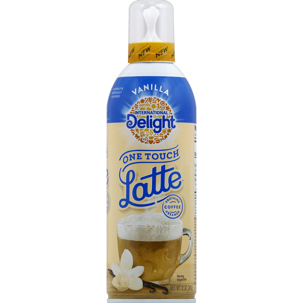 Cream International Delight Coffee Creamer, Frothing, Vanilla hero