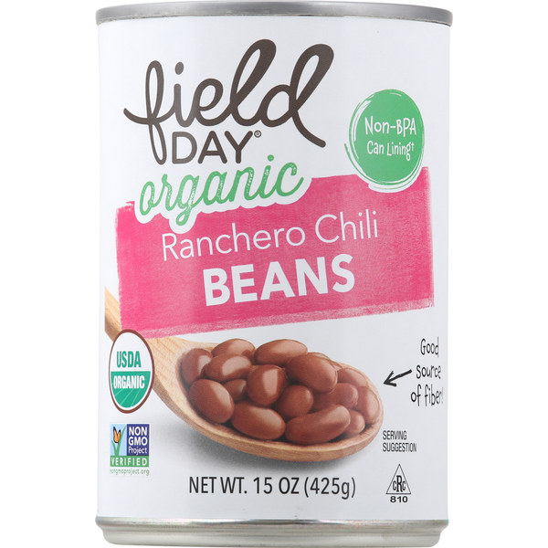 Canned Meals & Beans FIELD DAY Chili Beans, Ranchero hero