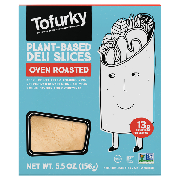 Tofurky Deli Slices, Plant-Based, Oven Roasted hero