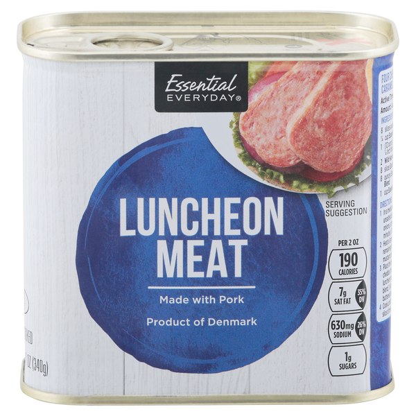 Canned Meat & Seafood Essential Everyday Luncheon Meat hero