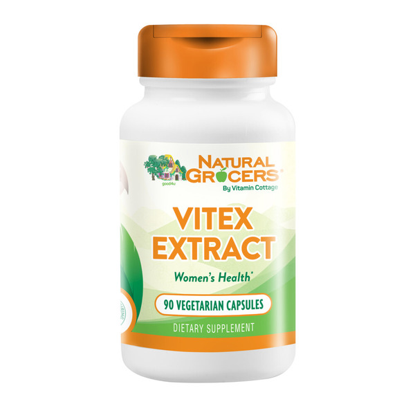 Dietary Supplements Natural Grocers Vitex Extract Vegetable Capsules hero