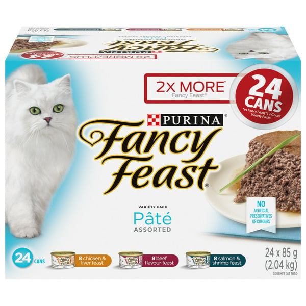 Cat Food & Care Fancy Feast Dishware Pâté Assorted Variety Pack hero