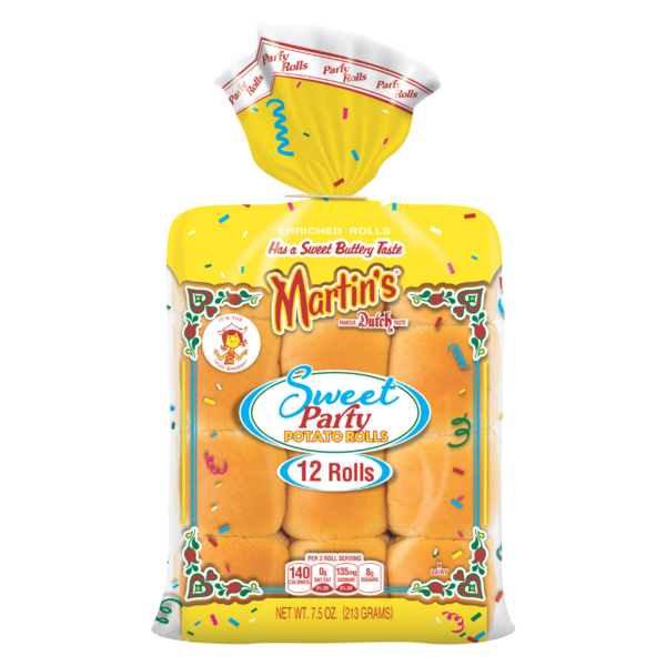 Misc. Bread, Rolls, & Buns Martin's Sweet Party Potato Rolls hero