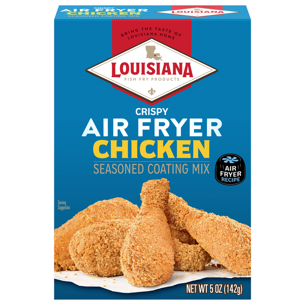 Flour & Frying Mix Louisiana Fish Fry Products Seasoned Coating Mix, Chicken, Crispy, Air Fryer hero