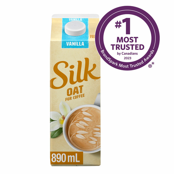 Cream Silk Oat For Coffee, Vanilla, Plant Based, Dairy Free Coffee Creamer hero