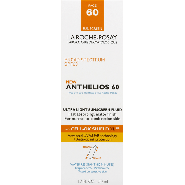 Facial Care La Roche-Posay Sunscreen Fluid, Ultra Light, Face, Broad Spectrum SPF 60 hero