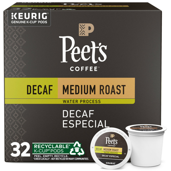 Coffee Peet's Coffee Decaf Especial, Medium Roast K-Cup Pods hero