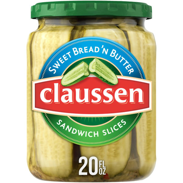 Pickled Goods & Olives Claussen Sweet Bread N' Butter Sandwich Pickle Slices hero