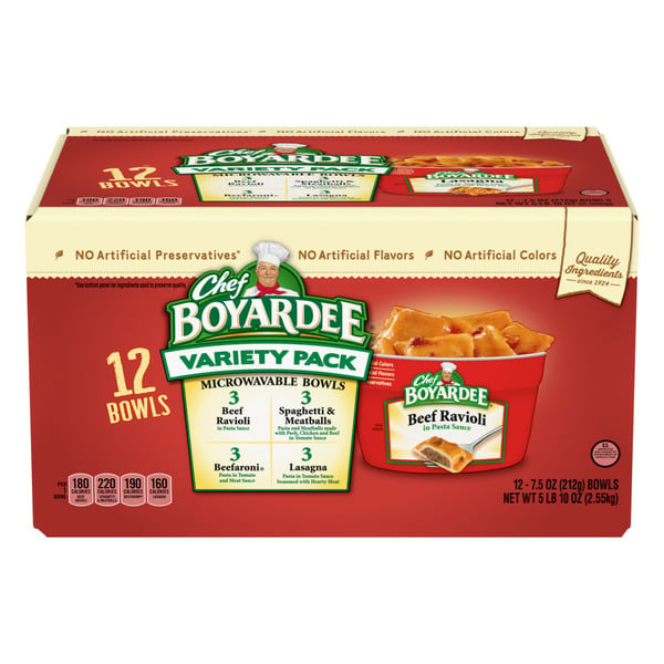 Canned Meals & Beans Chef Boyardee Club Variety Pack hero