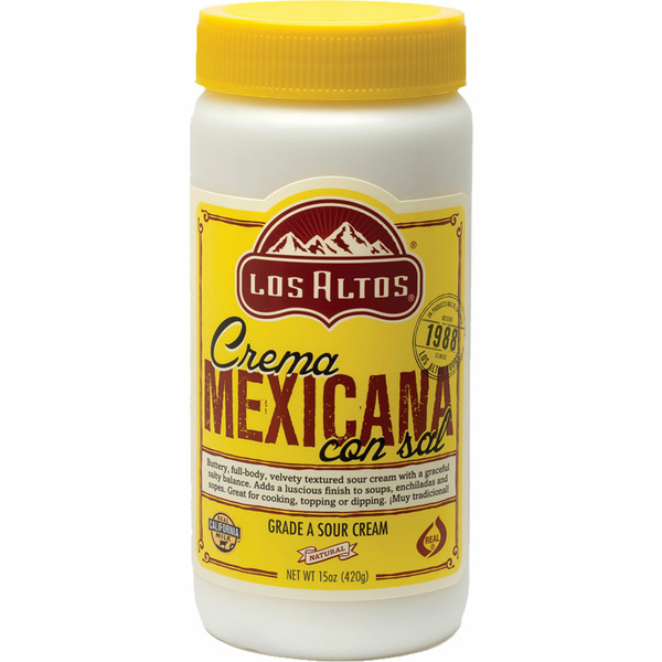 Other Creams & Cheeses Los Altos Crema Mexicana con Sal, Natural Mexican-style hero