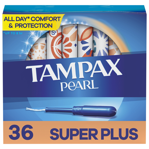 Feminine Care TAMPAX Tampons, Super Plus Absorbency, Unscented hero