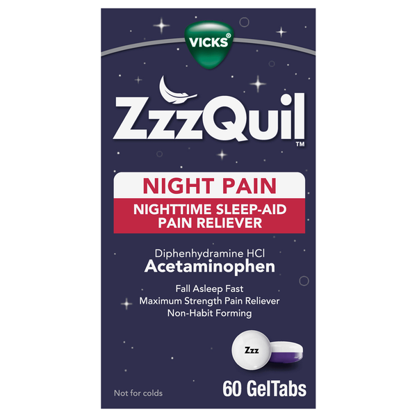 Vicks Night Pain, Gel Tabs hero