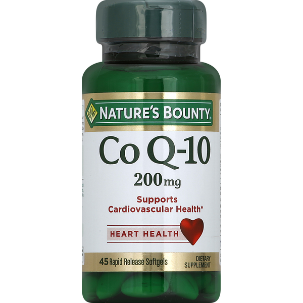 Vitamins & Supplements Nature's Bounty Co Q-10 Rapid Release Softgels hero