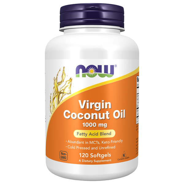 Supplement Oils NOW Virgin Coconut Oil 1000 mg hero