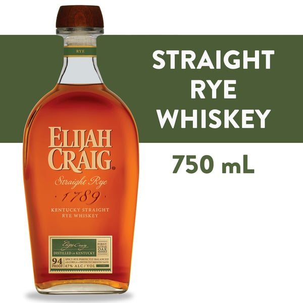 Elijah Craig Rye Whiskey hero