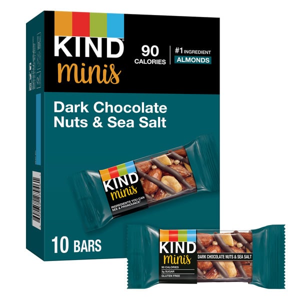 Candy & Chocolate KIND Mini Dark Chocolate Nuts & Sea Salt hero