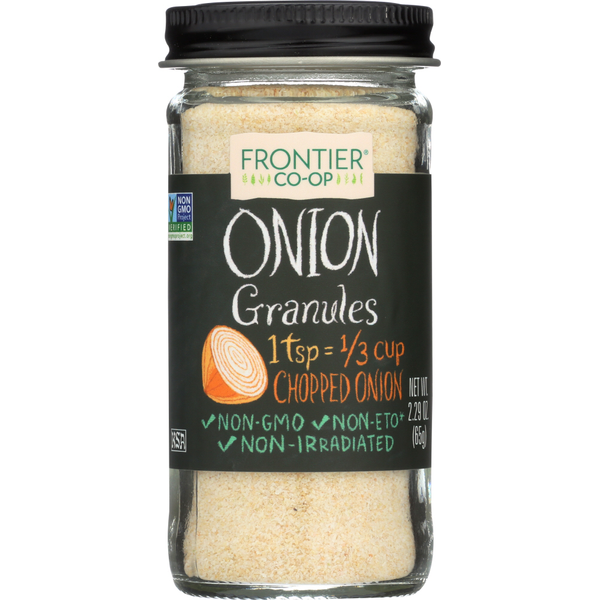 Spices & Seasonings Frontier Co-op Onion, White Granules hero