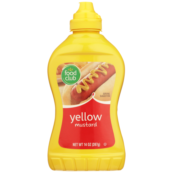 Condiments Food Club Yellow Mustard hero