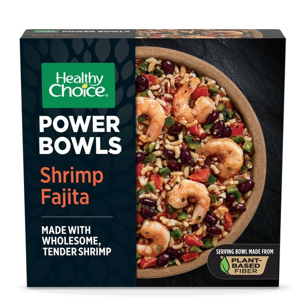 Frozen Meals Healthy Choice Power Bowls, Shrimp Fajita, Frozen Meal hero