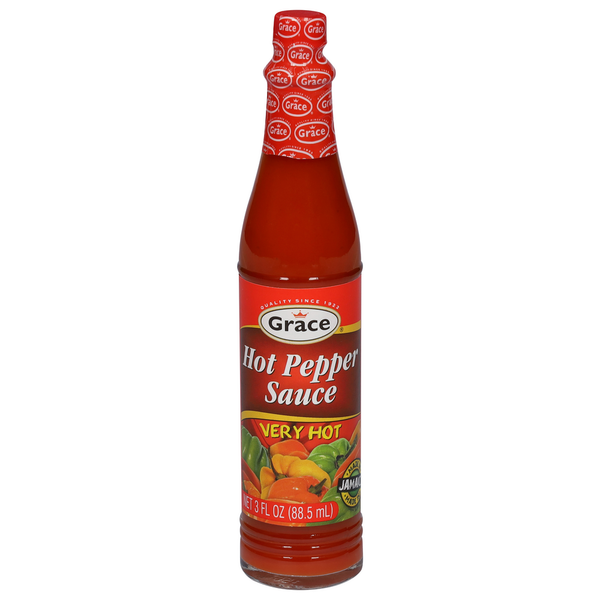 Condiments Grace Hot Pepper Sauce, Very Hot hero