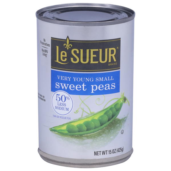 Canned & Jarred Vegetables Le Sueur Sweet Peas, Very Young, Small hero