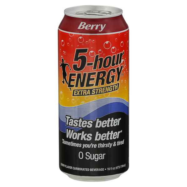 Energy & Sports Drinks 5-hour ENERGY Energy Drink, Berry, Extra Strength hero