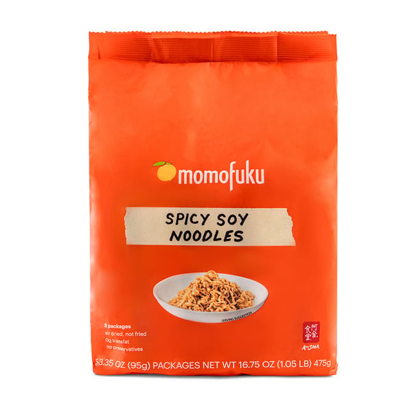 Boxed Dinners Momofuku Spicy Soy Noodles hero