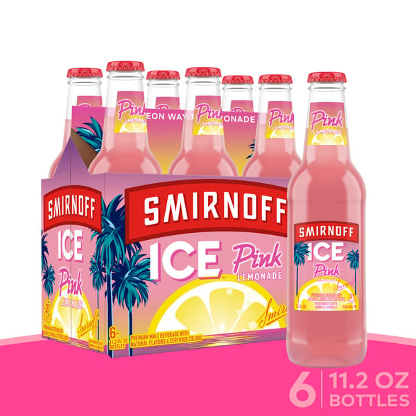 Vodka Smirnoff Ice Pink Lemonade hero