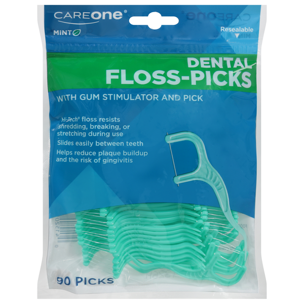 Oral Hygiene CareOne Dental Floss Picks Mint hero