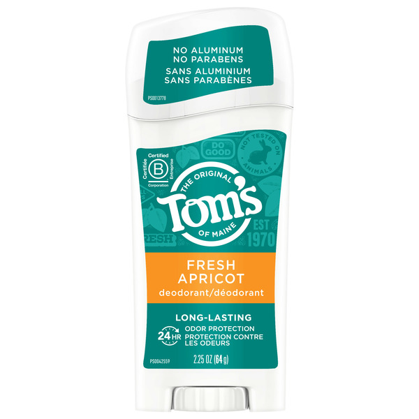 Deodorants Tom's of Maine Aluminum-Free Natural Deodorant For Women, Fresh Apricot hero