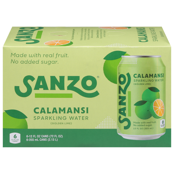 Water, Seltzer & Sparkling Water Sanzo Sparkling Water, Calamansi hero