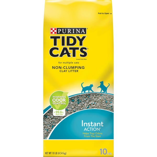 Cat Food & Care Purina Tidy Cats Non Clumping Cat Litter, Instant Action Low Tracking Cat Litter hero