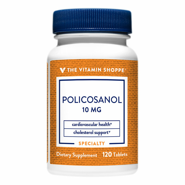 Other Supplements The Vitamin Shoppe Policosanol - 10 MG (120 Tablets) hero